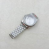 36MM/39MM Datejust Watch Case With Presidential Strap Set Sapphire Glass for NH35/NH36,34 38 etc Movement 10ATM