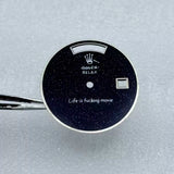 31mm Miyota 8285 movement Dial natural stone dial watch accessories blue gold stone starry Sky Night Dial