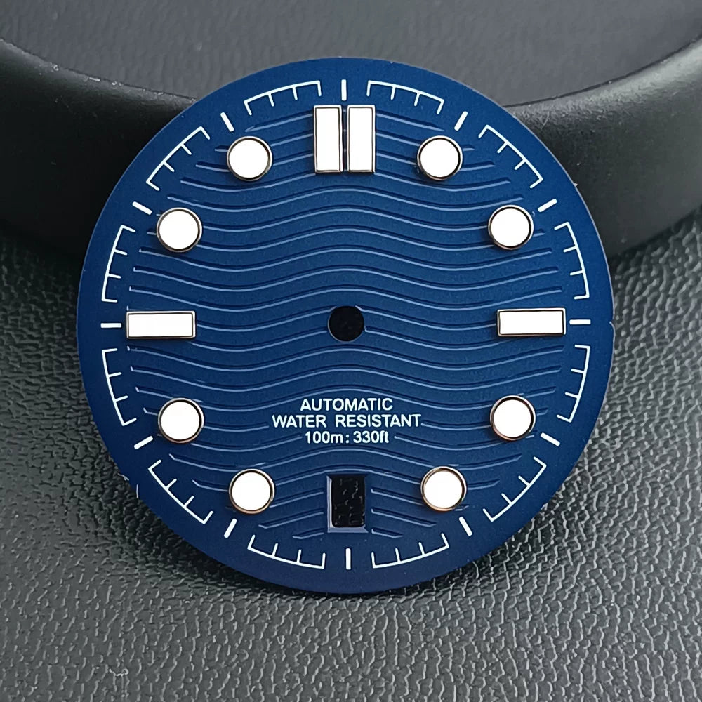 31.8mm Seamaster 300 Green luminous dial fits NH35/NH36 movements custom logos