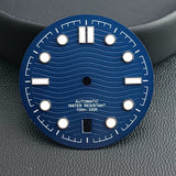 31.8mm Seamaster 300 Green luminous dial fits NH35/NH36 movements custom logos