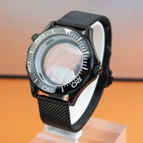 Black Seamaster 300 Case 41mm Sapphire for NH35/NH36 10ATM