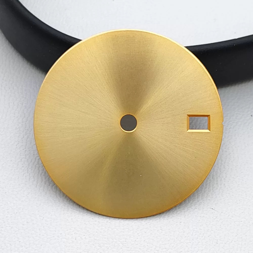 Total Blank Dial Full steril for custom 28.5mm for NH35/NH36 Movement no date window no lume