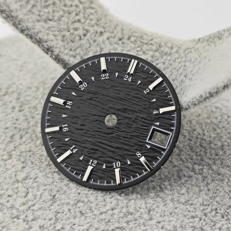 NH34 dial ripple surface 28.5mm Sterile Customizable Dial