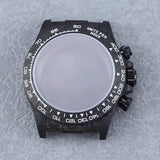 Carbon Fiber Case for VK63 Movement Sapphire Glass 38MM Daytona Mod VK63 VK64 Quartz 4130 AUtomatic