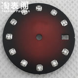 20.5Mm Ladies Watch Dial Diamond Index for NH05A NH06A Movement Modified Accessories