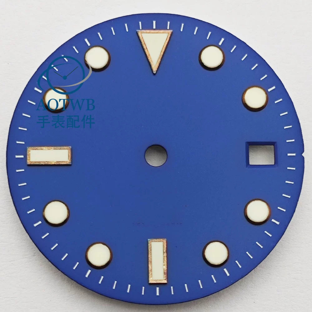 28.5MM Matte Dial dial luminous NH35 NH34 ETA2824 Miyota8215 ST2130 sub style