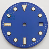 28.5MM Matte Dial dial luminous NH35 NH34 ETA2824 Miyota8215 ST2130 sub style
