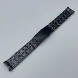41mm Pvd Black Rose Gold Seamaster Watch Case  2 crown 316L Stainless Steel Ceramic for NH35/36 Movement