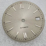 31MM Dial For Seiko NH35 Movement non-luminous Roman Numerals 0.4mm Thick