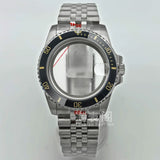 Modified Submariner Case 36mm/38mm GMT Case ceramic bezel sapphire glass for NH35 34 36 38 Etc movement