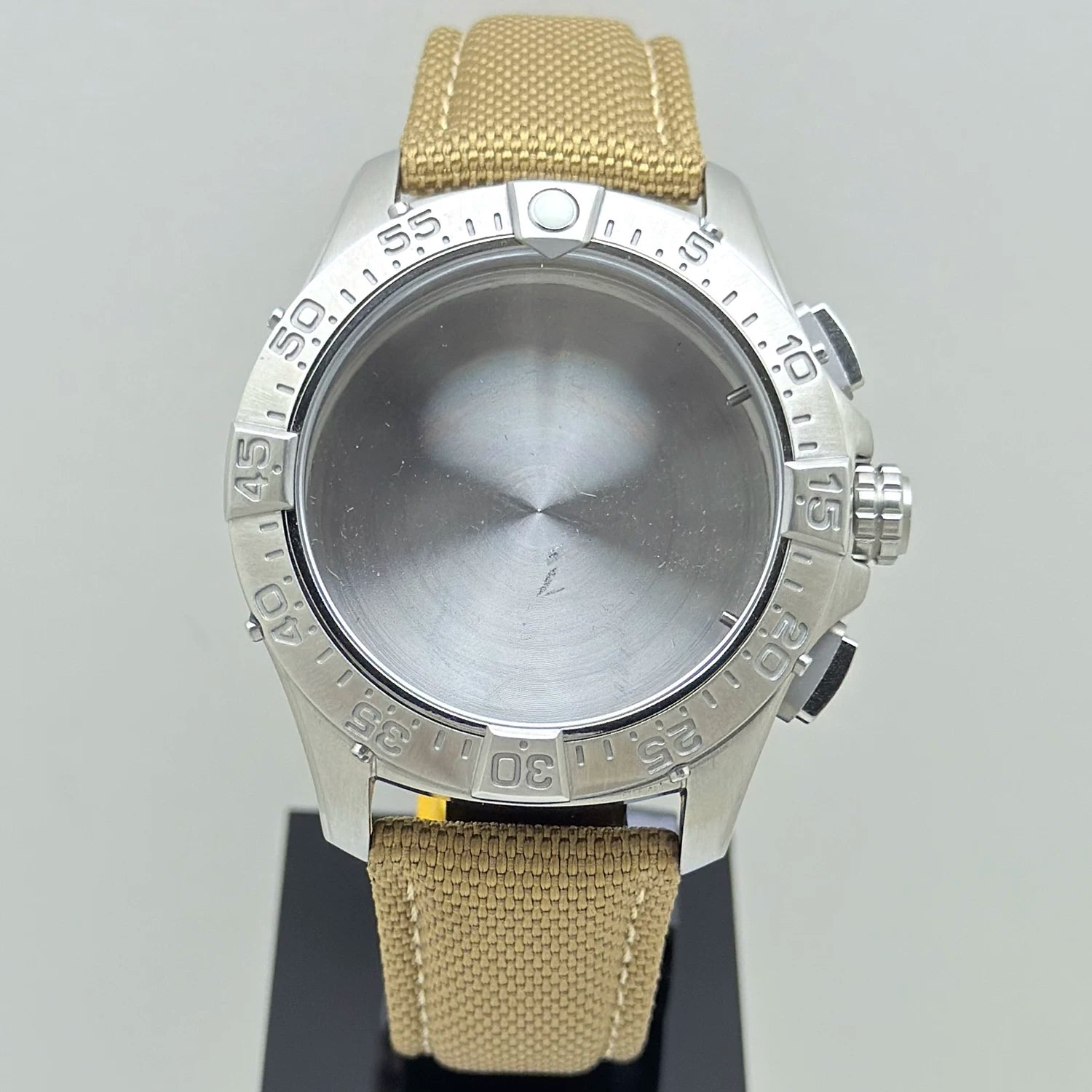 42mm Avenger Watch Case Yellow Wolf for VK63 chronograph high quality luminous beads Sapphire 3 ATM