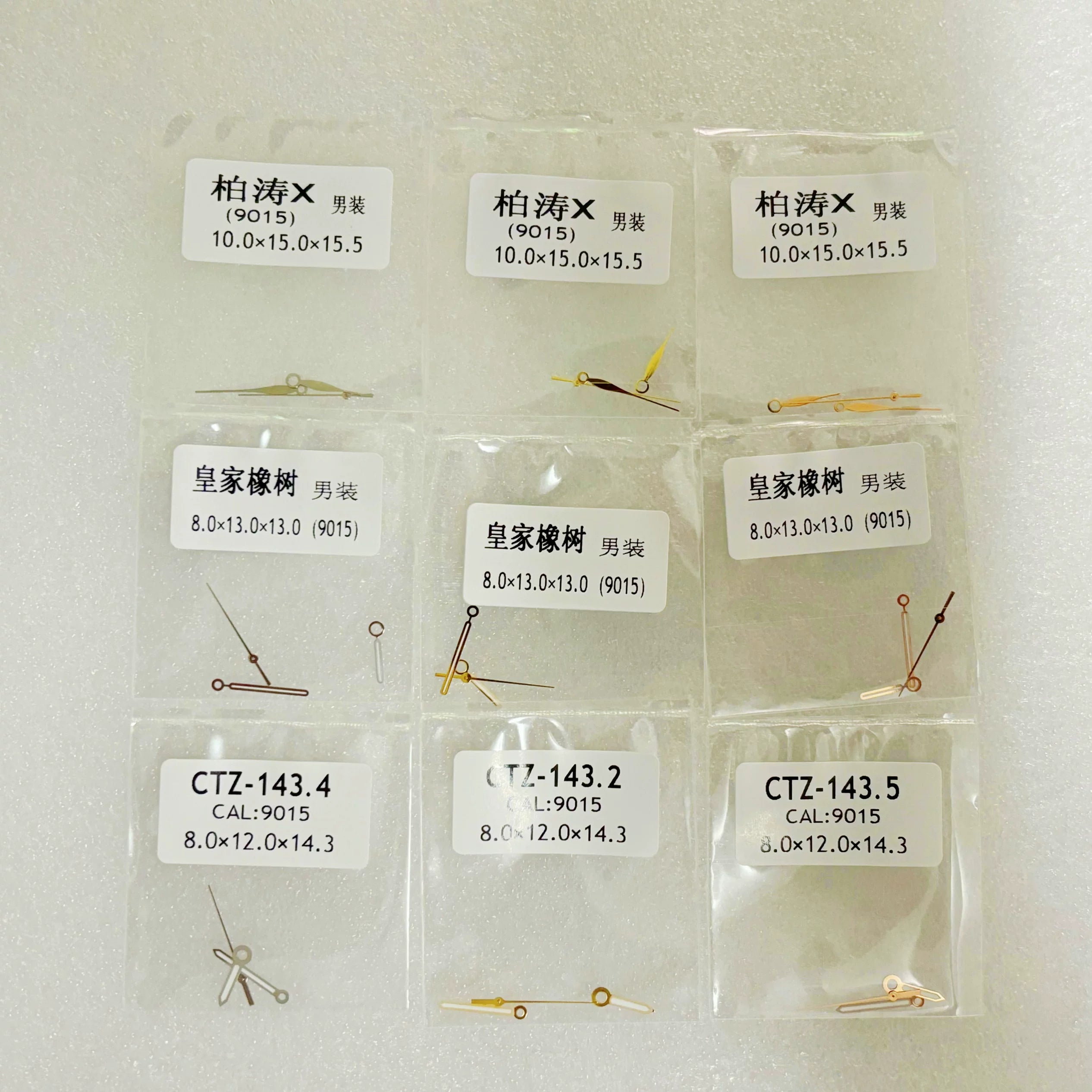 Miyota 9015 Hands  Silver Gold Rose Gold Brand Alternative Hands