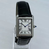 27mm Women's Watch Roman square dial green luminous VJ24 Quartz movement 3ATM Lady