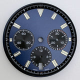 42mm Avenger Watch Case Yellow Wolf for VK63 chronograph high quality luminous beads Sapphire 3 ATM