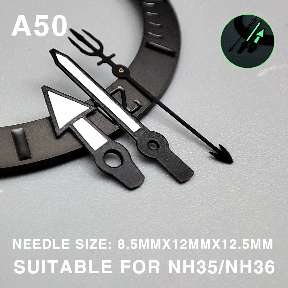 Modified watch hands luminous watch accessories suitable for NH35/36/34 38 4R movements