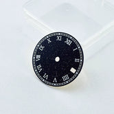 NH35 Dial True Starry Sky Dial  28.5mm Blue Gold Sand Roman Numerical  Dial