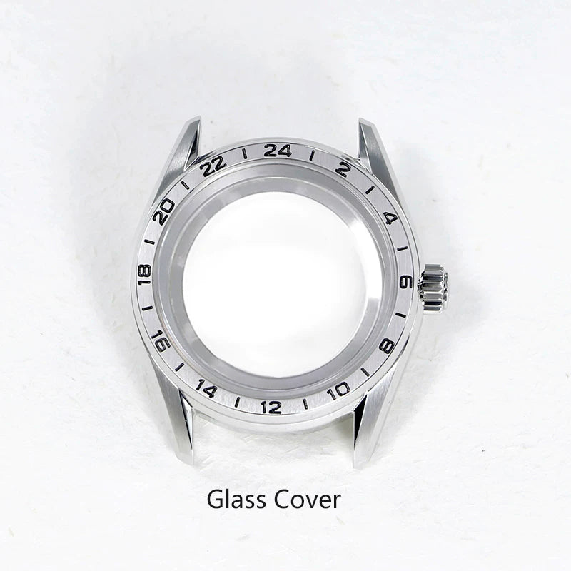 Premium GS GMT Mod Case 38MM High Quality Sapphire NH35/NH34 Stainless Steel Watch Waterproof