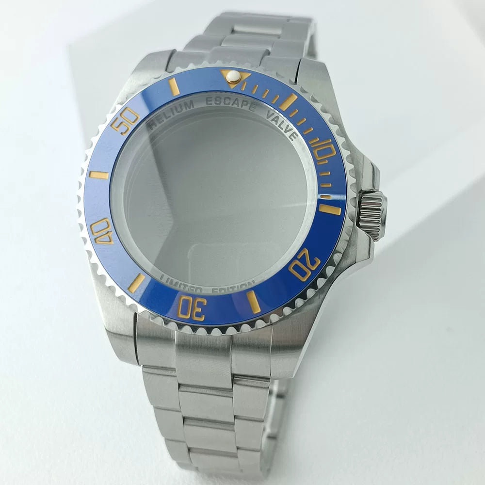 James Cameron Watch Case Ghost King case 43.5MM new modified NH35 NH36 PT5000 ETA2824waterproof sapphire glass 316L suitable for NH35 NH36 mechanical movement