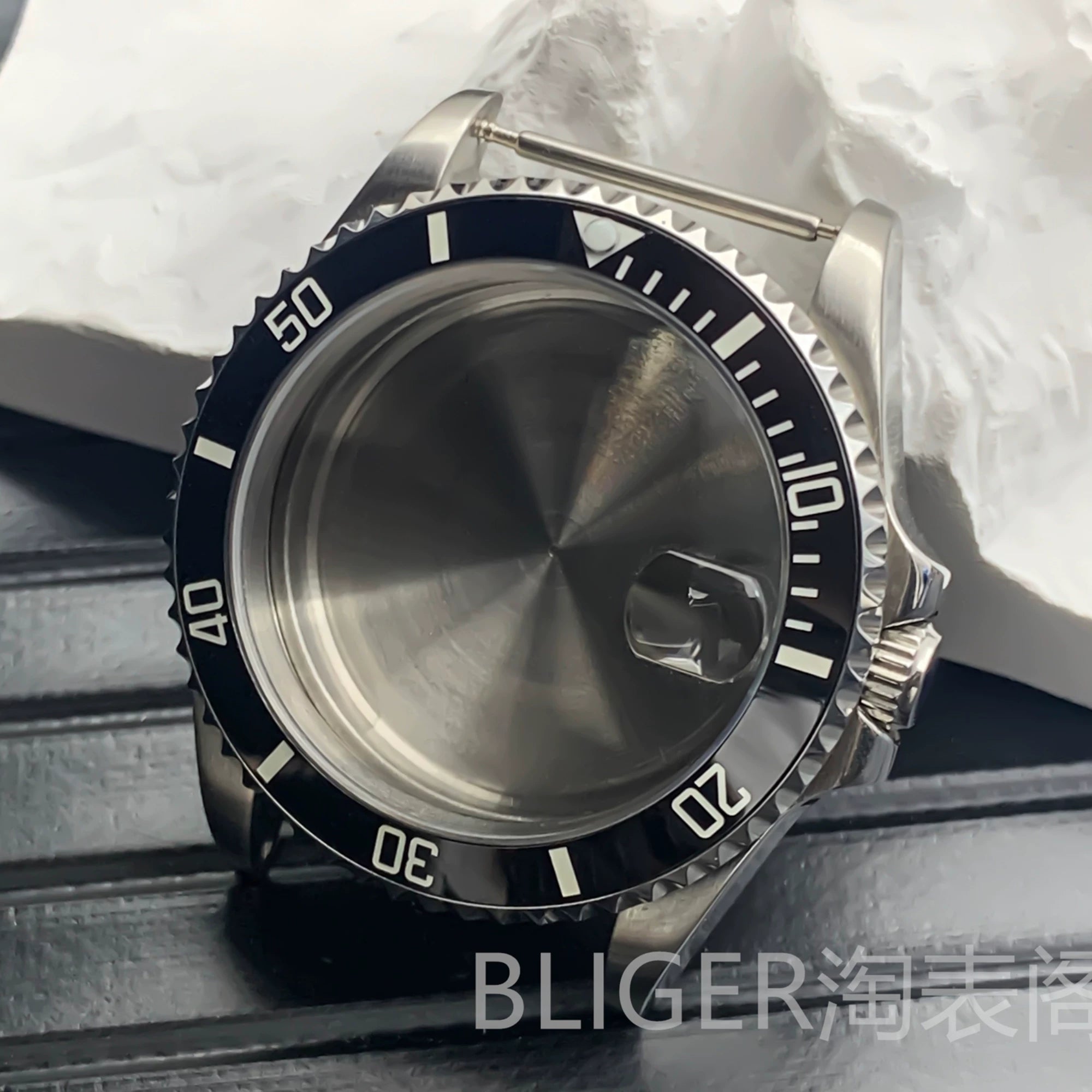 36mm 38mm Submariner Case GMT Bezel NH34 35 36 ETA2824  PT5000 Sapphire 10bar