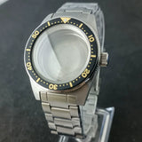 40.5mm 62mas Watch Case Domed Sapphire NH35 NH36 NH34 38 etc 10ATM for 28.5mm Dial