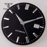 33.5MM gs Cocktail watch dial silver hand set NH35 NH36 nh38 pilot modification accessories
