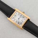 Tank Watch 31mm square retro women's watch stainless steel quartz VJ24 3ATM Mineral Silver Gold