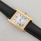 Tank Watch 31mm square retro women's watch stainless steel quartz VJ24 3ATM Mineral Silver Gold