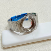 Mod VC222 Watch case 37MM sapphire glass 316L solid stainless steel case 5ATM