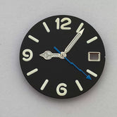 6912 Numerical Dial 28.5mm sunburst / Matte dials with hands fit NH35/36/4R/7S movement