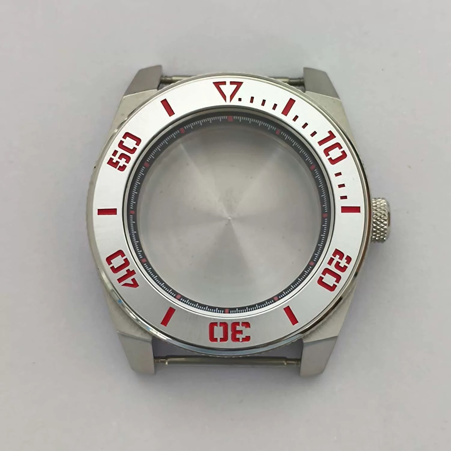 Samurai Watch Case compass bezel Prospex 316L stainless steel 43mm aluminum ring Sapphire glass NH35/NH36 NH38 34 movement