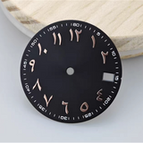 NH35 dial Middle East dial log DIY modified mechanical watch accessories  size 28.5mm