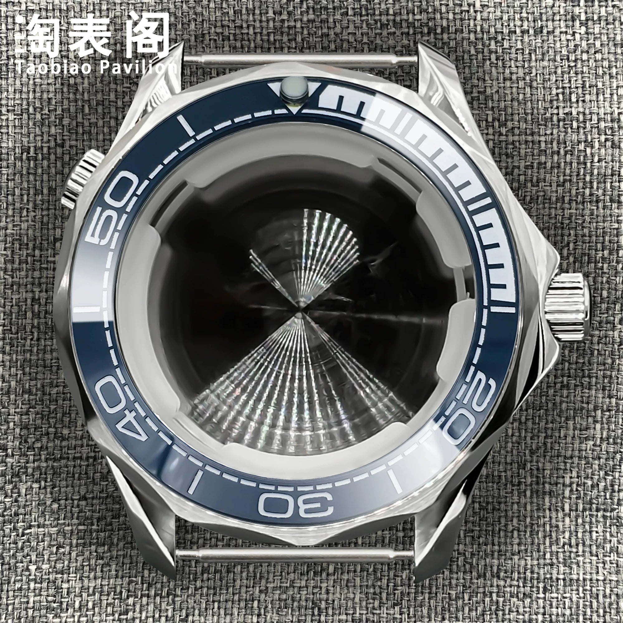 41Mm Seamaster 300 case for NH35/36 ETA2824 PT5000 Miyota 8215 Solid Back 10ATM Sapphire