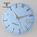33.5MM gs Cocktail watch dial silver hand set NH35 NH36 nh38 pilot modification accessories