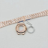 New 35MM Nautilus Watch Case Men / Women Diamond bezel NH05 AUTOMATIC Sapphire for 22.3MM Dial