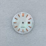 24.5mm GS Style Dial for NH05 Movement Mother of Pearl Dial MOP No Lume Silver GOLD Rose Gold markers