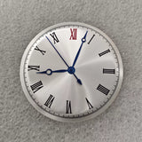 Enamel 37MM Roman dial + watch hand No luminous light for NH35 movement Sterile