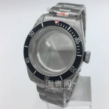 41mm Black Bay Watch case for NH35 36 ETA2824 PT5000 movement,Domed sapphire 10ATM