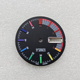 28.5mm NH36 watch Dial SKx Mod watch accessory day date no lume