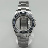 Modified Submariner Case 36mm/38mm GMT Case ceramic bezel sapphire glass for NH35 34 36 38 Etc movement