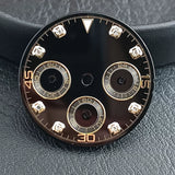 29Mm VK63 Dial luminous suitable for multi-function quartz movement Chronograph and supports customized logo.
