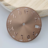 NH35 dial Middle East dial log DIY modified mechanical watch accessories  size 28.5mm