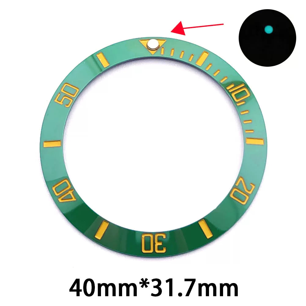 Slope Bezel Insert For 43mm Deep Sea James Cameron Watch Case Ghost King ceramic 40MM * 31.7MM