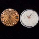 28.5mm Honey Comb dial green luminous watch face suitable for NH35 movement+hands