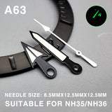 Modified watch hands luminous watch accessories suitable for NH35/36/34 38 4R movements