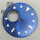 New green luminous NH38 dial 29mm for NH38 automatic movement watch accessories