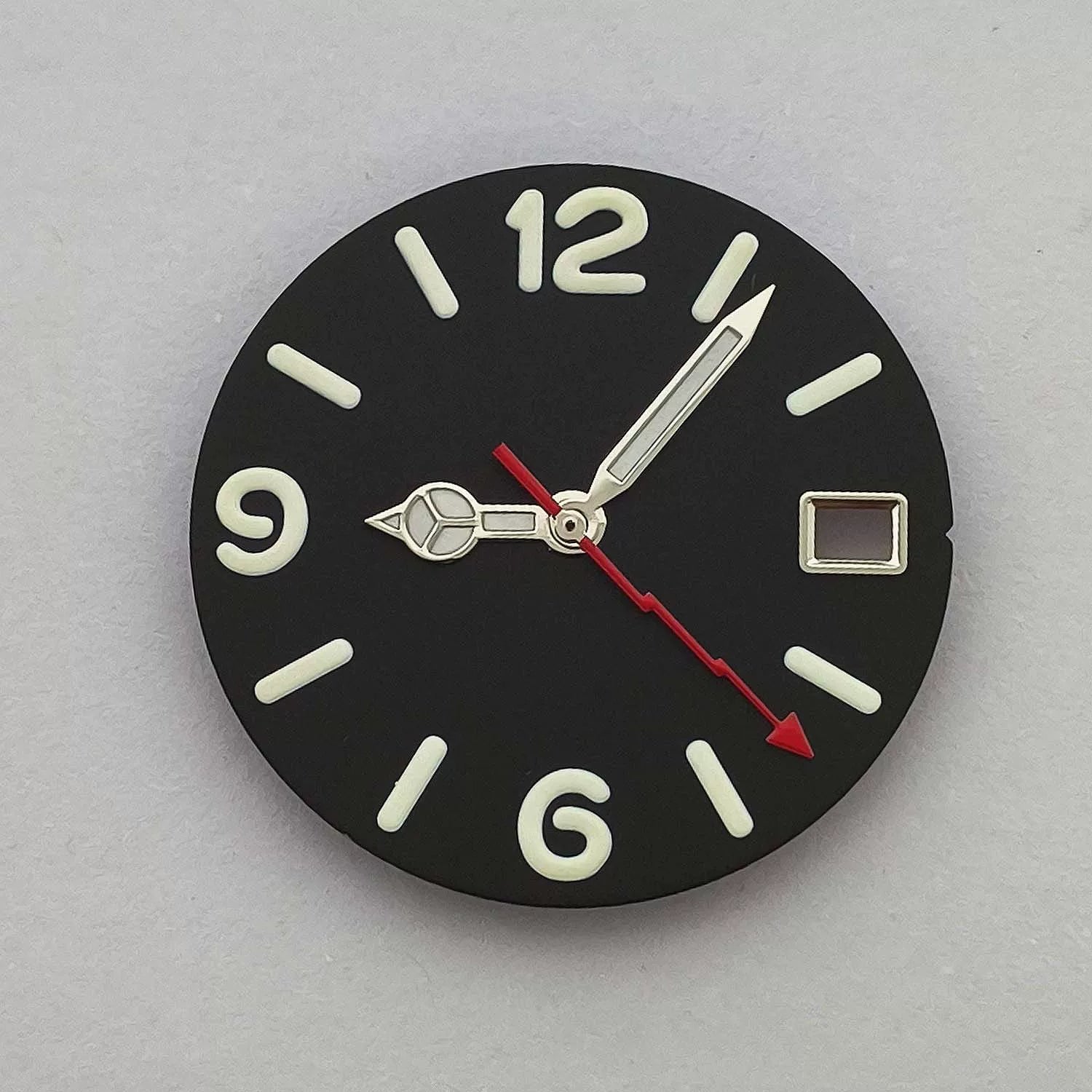 6912 Numerical Dial 28.5mm sunburst / Matte dials with hands fit NH35/36/4R/7S movement