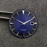 40Mm cocktail watch case 316 stainless steel bubble mirror for NH35/36/NH4R/NH38 movements pilot case glass back