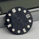 28.5mm Starry Dial with markers Night Sky Watch Dial for NH35 NH36 NH38etc Lumunious Marker