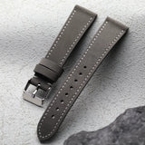 Premium Handmade Italian matte leather strap 18 19 20MM ultra-thin soft Quick Release