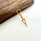GMT hand NH34 alarm arrow triangle color triangle tip watch modified accessories adapted to NH34 movement